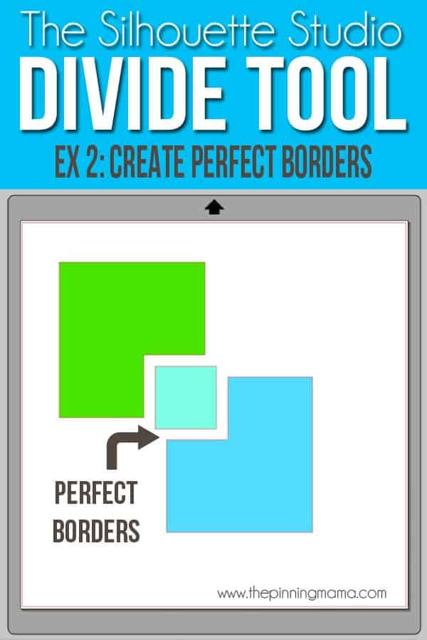 Use the Divide tool to create perfectly spaced borders around designs