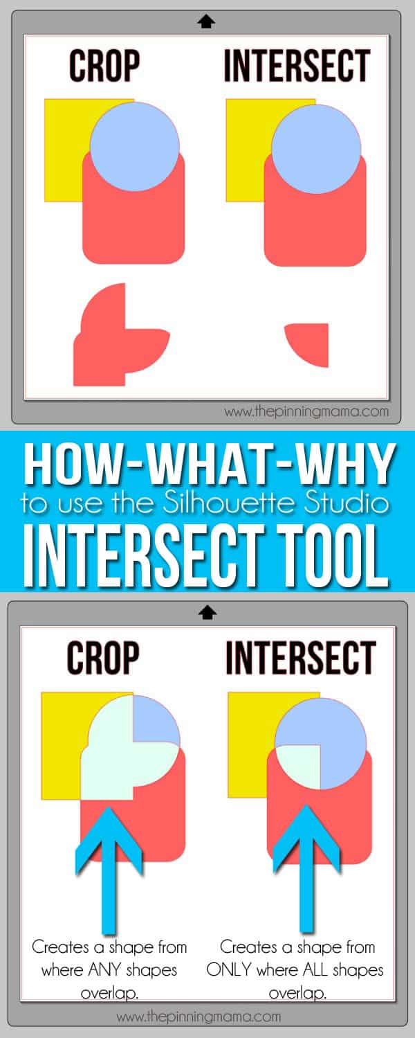 Everything you NEED TO KNOW about the intersect tool in Silhouette Studio