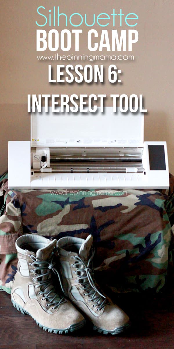 Silhouette BOOT CAMP Lesson 6: How to use the Intersect tool to design with your Silhouette CAMEO