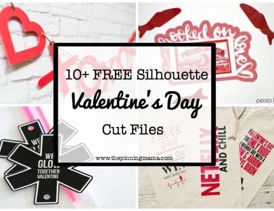 10 Free Valentines Silhouette Cut Files | www.thepinningmama.com