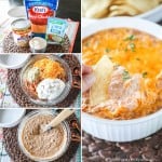 Cheddar Ranch Bean Dip - Perfect quick and easy party appetizer for a crowd!