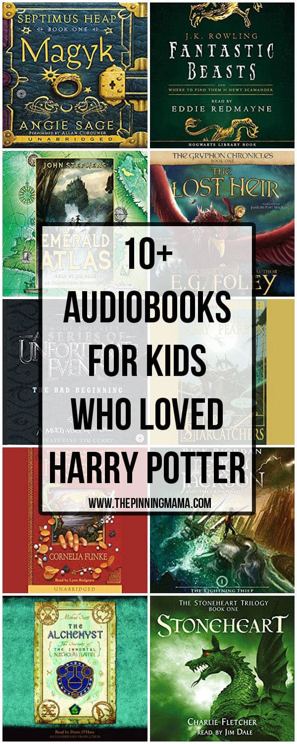 Audiobooks for kids who loved reading Harry Potter