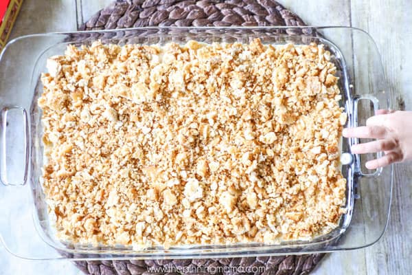 The Easiest and Most Delicious Creamy Chicken & Rice Casserole! Only 7 ingredients to one of my family's favorite easy dinners!
