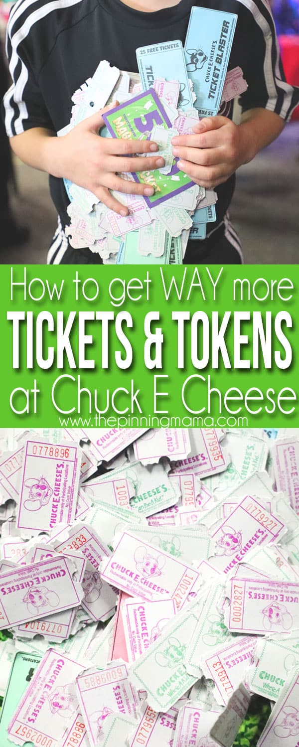 The Secrets to getting WAY more tickets and tokens at Chuck E Cheese!