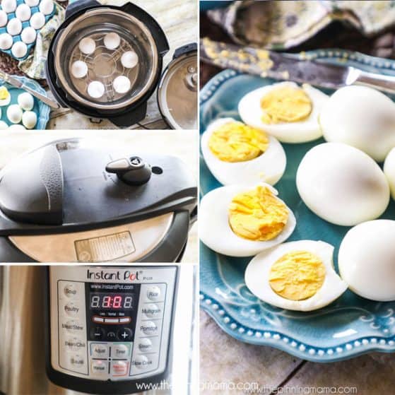 How to make hard boiled eggs in the Instant pot! They peel so easy!