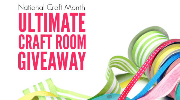 The Ultimate Craft Room Giveaway!  Enough stuff to stock an entire craft room!