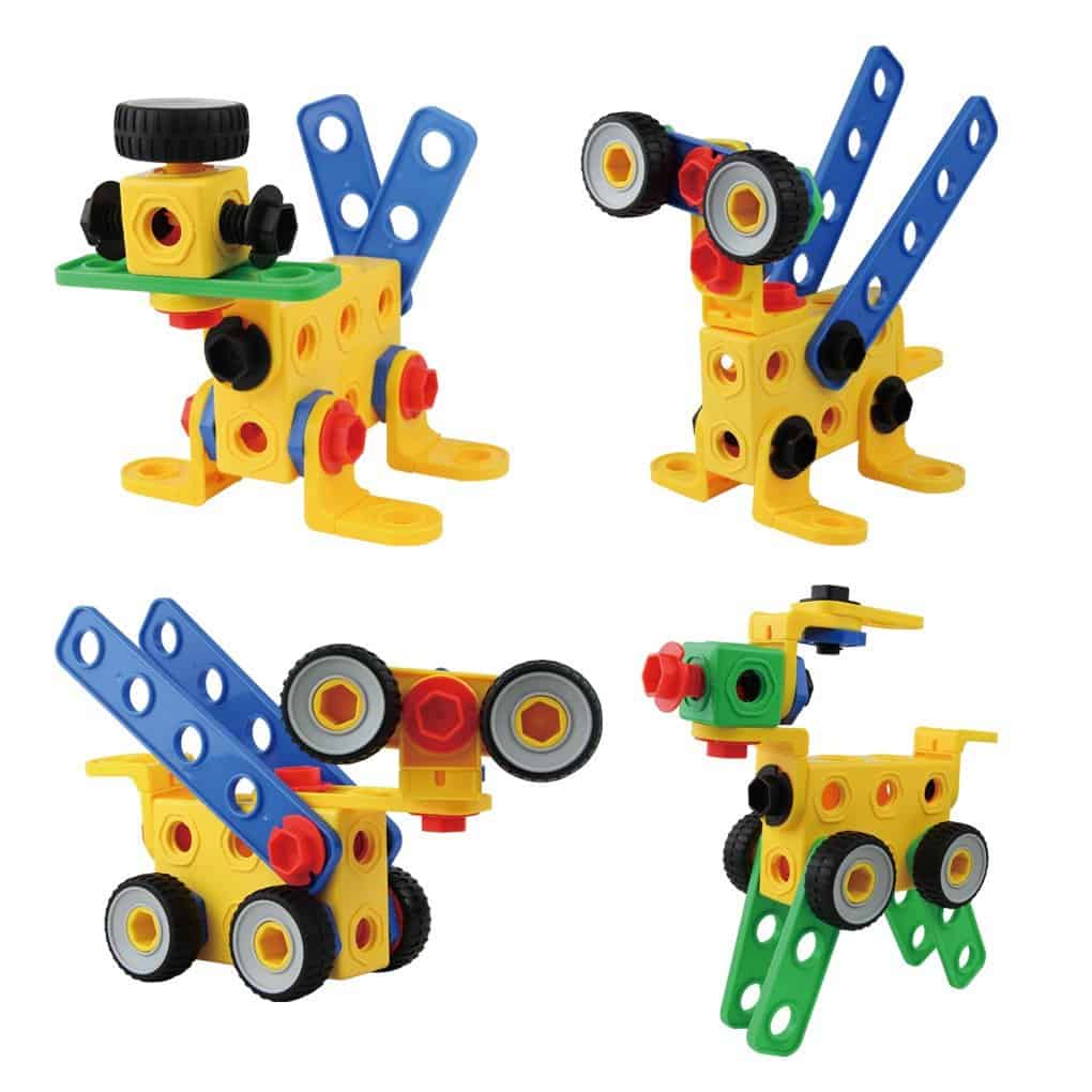 10+ Super Entertaining Stem Toys for Kids: Construction Building Blocks | www.thepinningmama.com