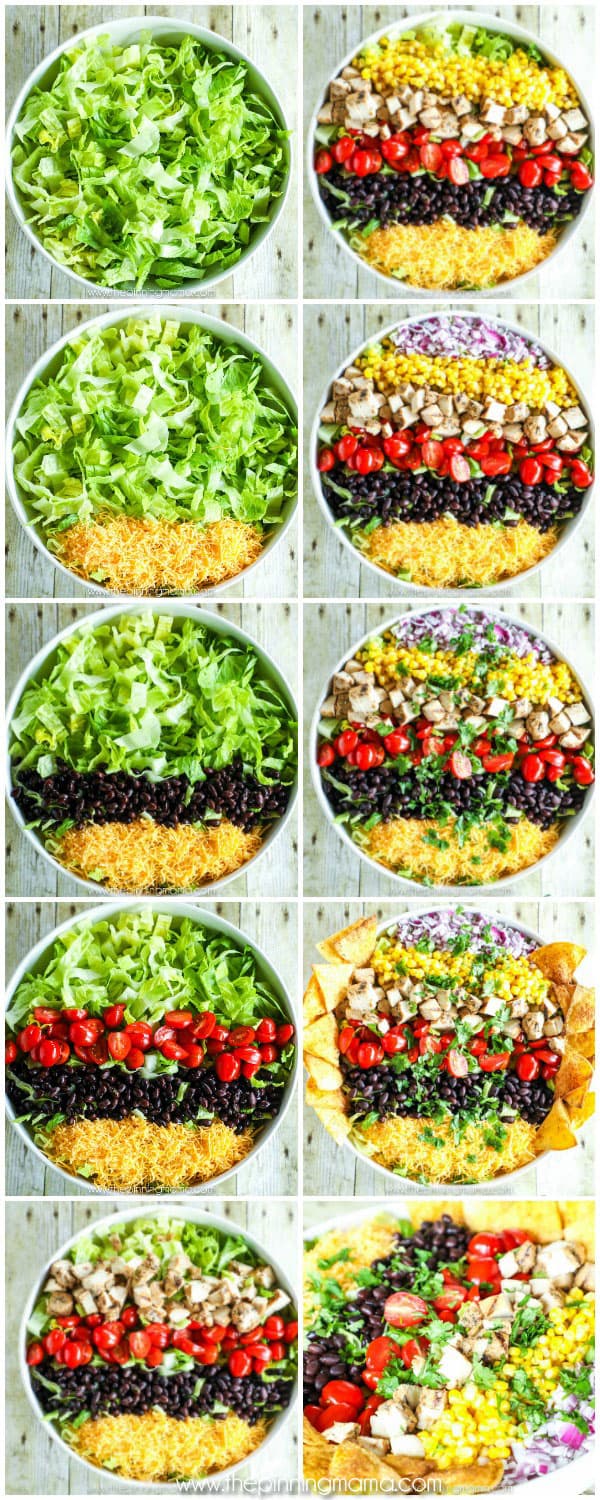SKinny Southwest Salad Recipe - Packed with flavor but light enough to keep you feeling great!