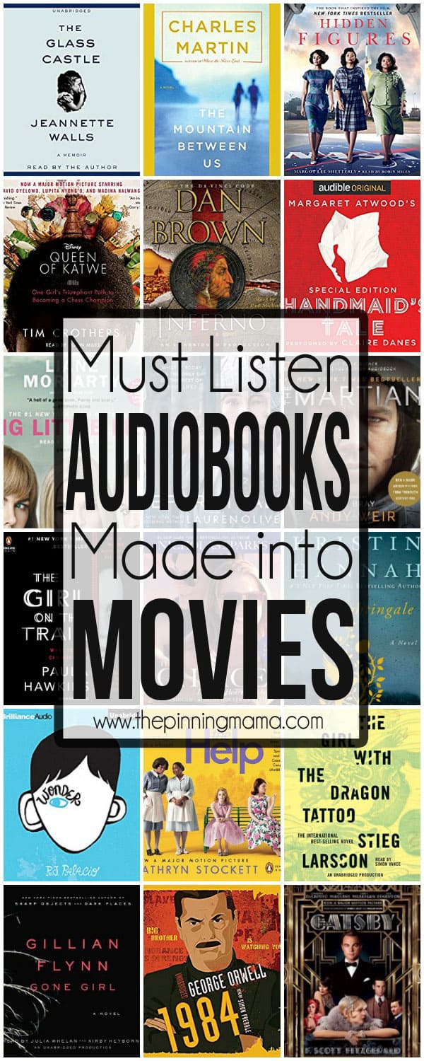 What to listen to on Audible: Audiobooks that were made into movies