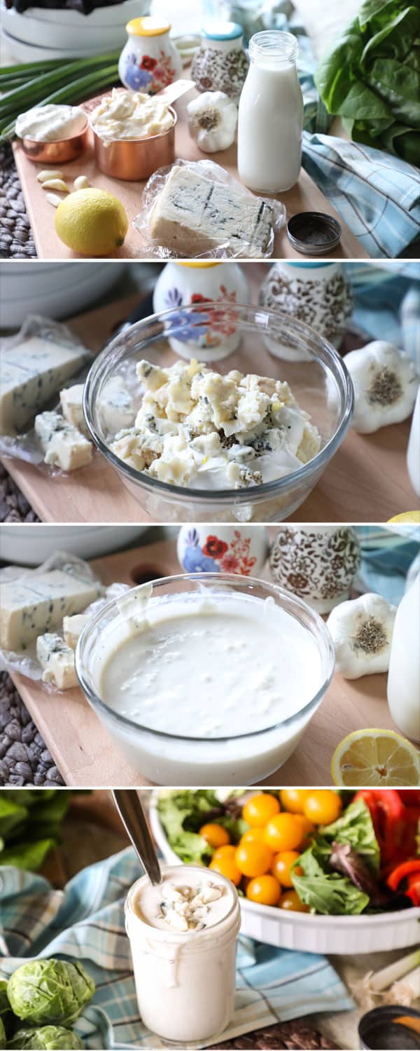 Simple Creamy Gorgonzola Dressing Recipe • The Pinning Mama