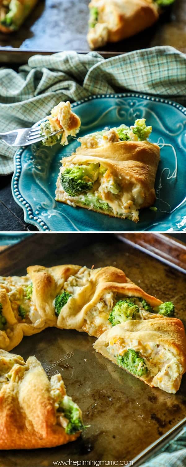 Chicken Broccoli Cheddar Crescent Ring Recipe