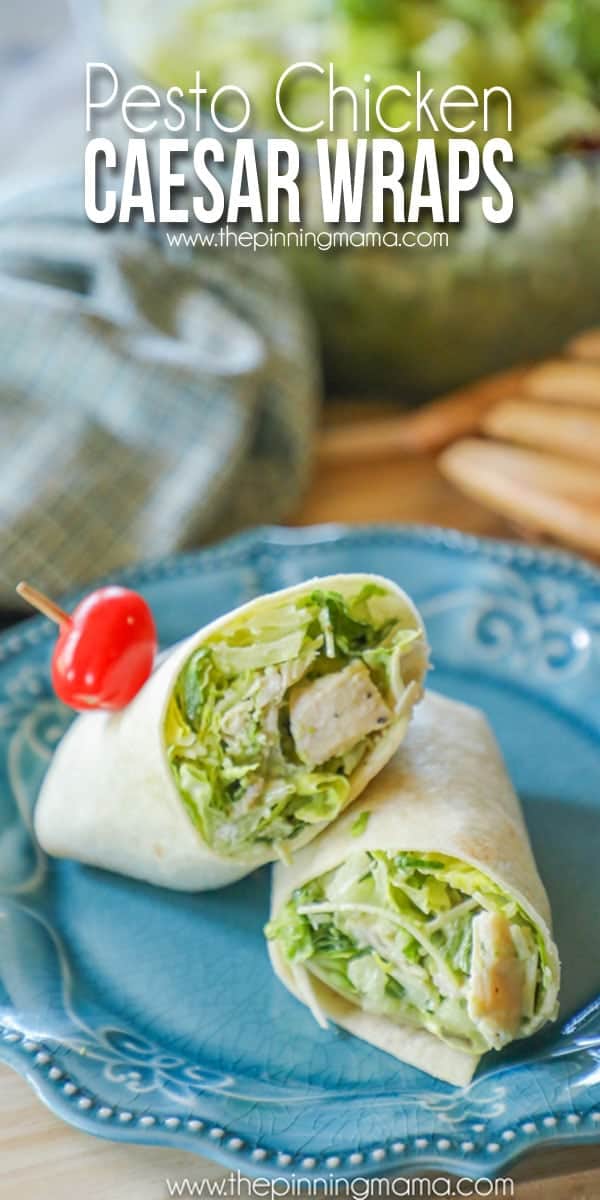 Easy Chicken Caesar Wraps Recipe