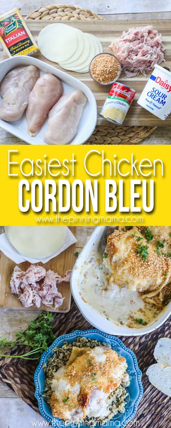 Chicken Cordon Bleu Recipe • The Pinning Mama