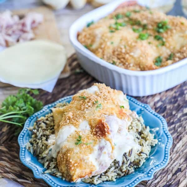Chicken Cordon Bleu- Oven Baked Dinner