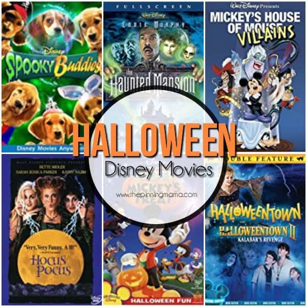 Halloween Disney Movies for the family.
