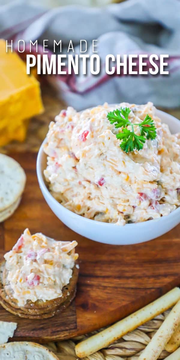 Homemade Pimento Cheese recipe- Just a few simple ingredients