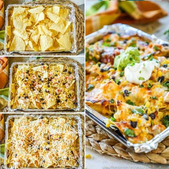 Baked Chicken Nachos recipe