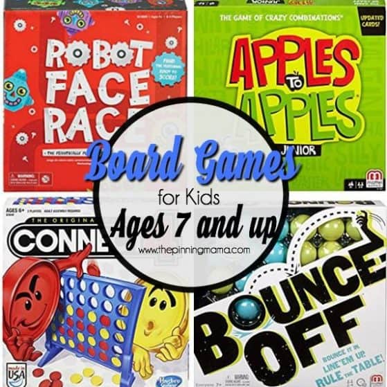board games for kids ages 7 and up