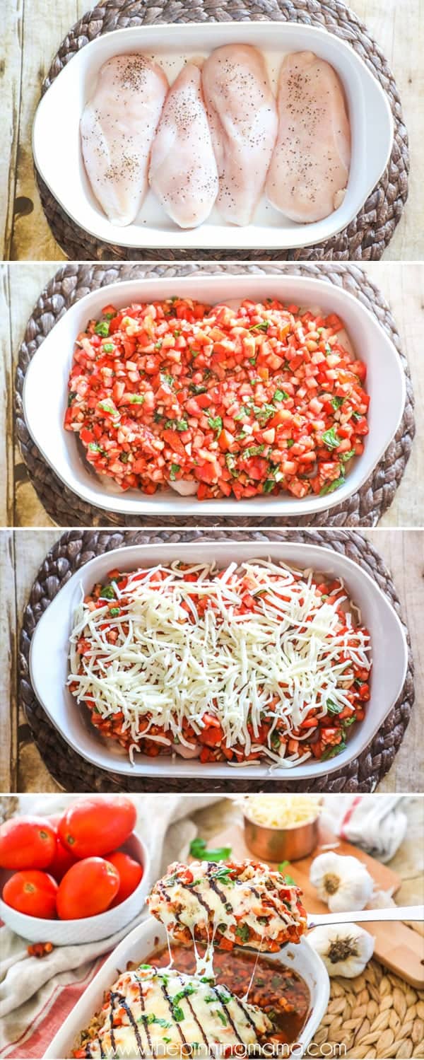 How to make Bruschetta Chicken Bake Step by Step
