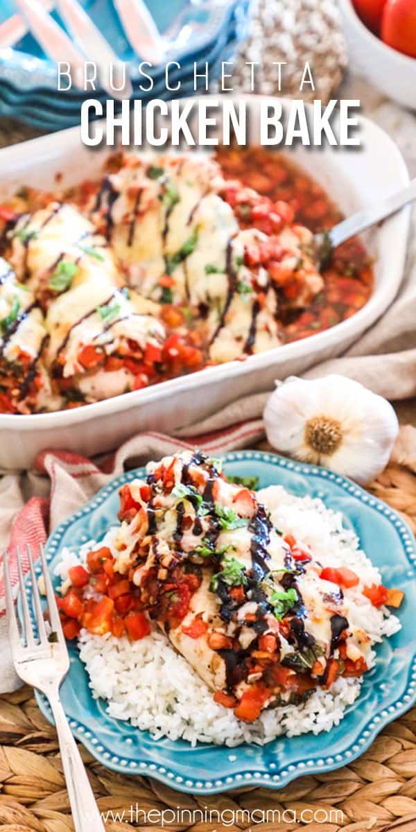 Chicken Bruschetta plated