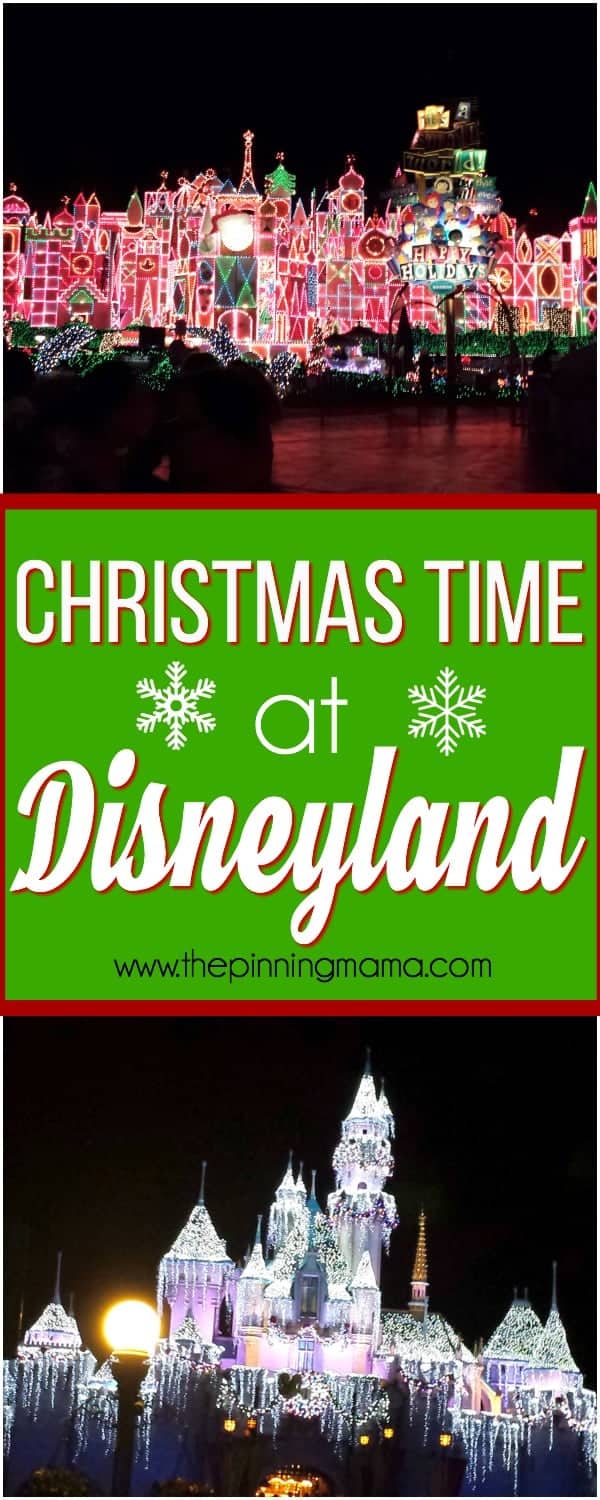 Christmas time at Disneyland , what to do and see
