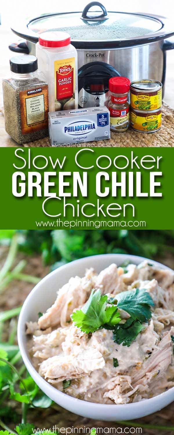 Crockpot Green Chile Chicken Recipe