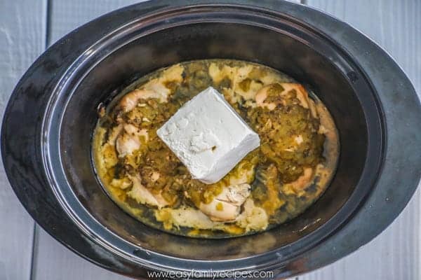 Crockpot Green Chile Chicken Step 3