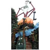Jack Skellington at the Haunted Mansion