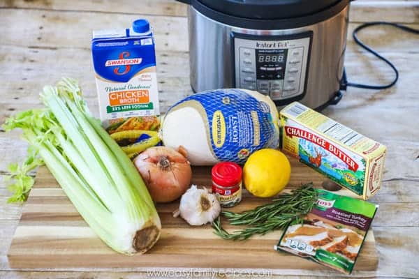Instant Pot Turkey Breast Ingredients