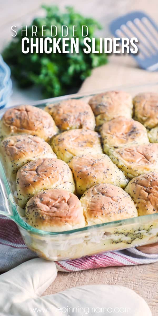 Pulled Chicken Sliders