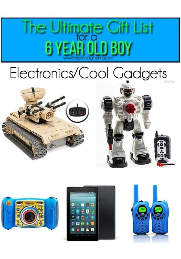great gift ideas for electronics , 6 year old boy