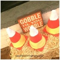 candy corn bowling for class parties in the fall