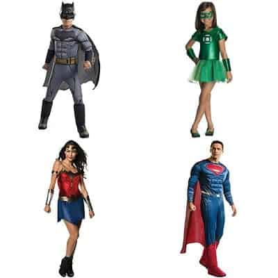 justice league costumes