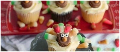 turkey cupcake from the crafting chicks