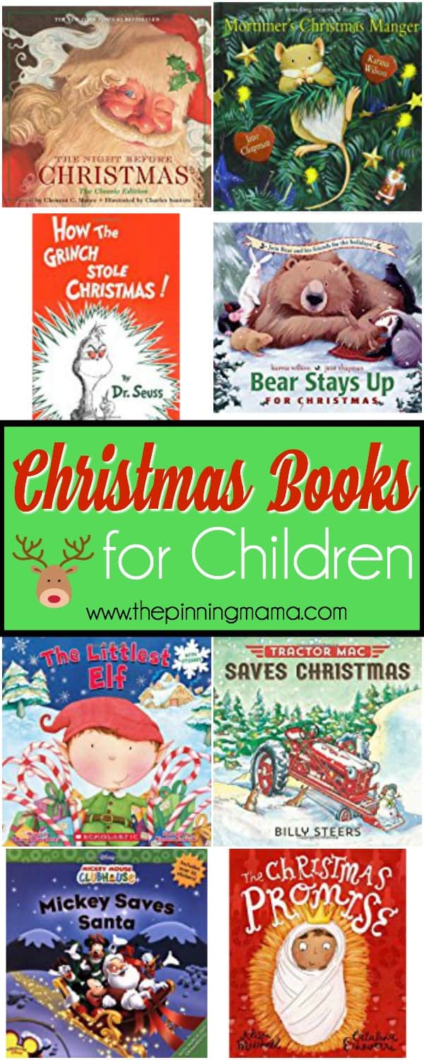 the great list of Christmas books for the family to enjoy 