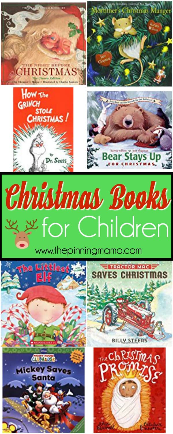 the great list of Christmas books for the family to enjoy