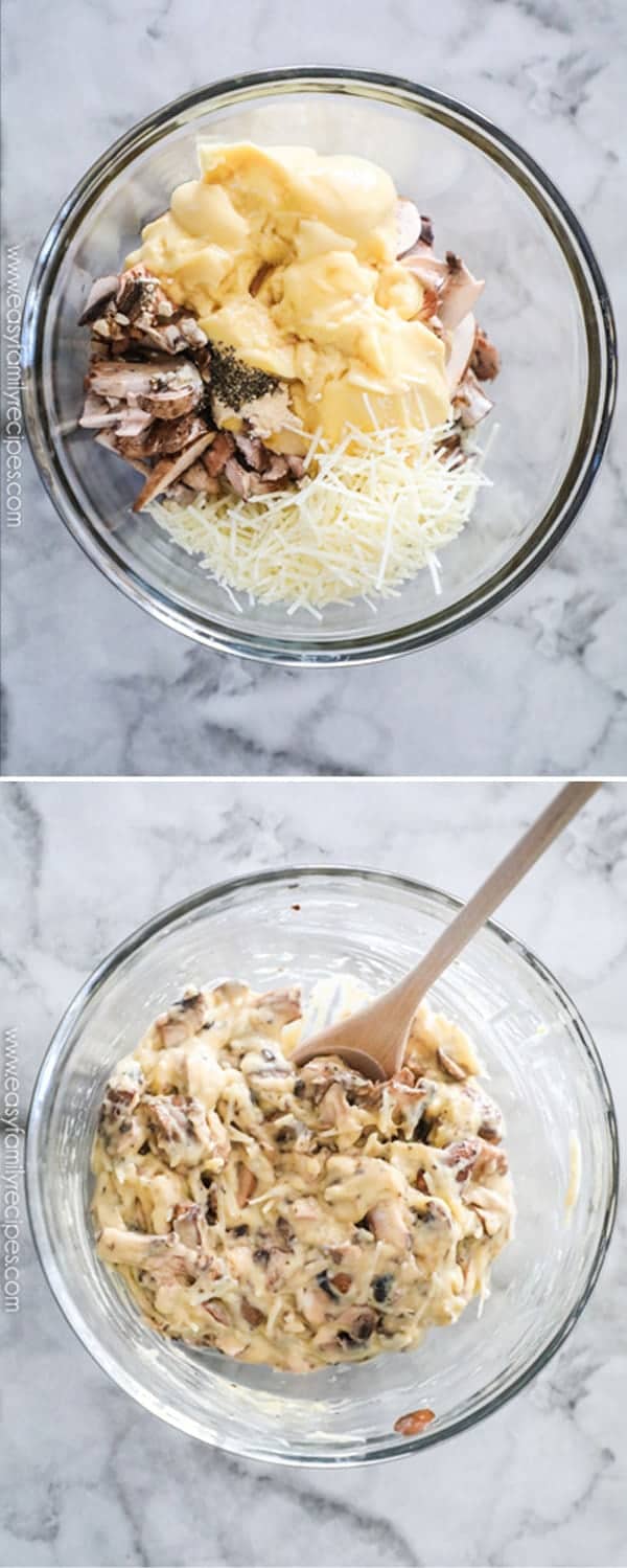 How to make easy Chicken Marsala- Mix ingredients