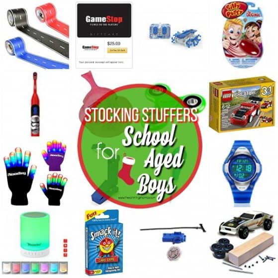 Great list of Stocking Stuffers for School Aged Boys