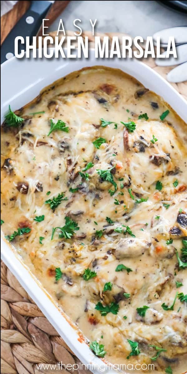 Marsala Chicken - This recipe is the easiest
