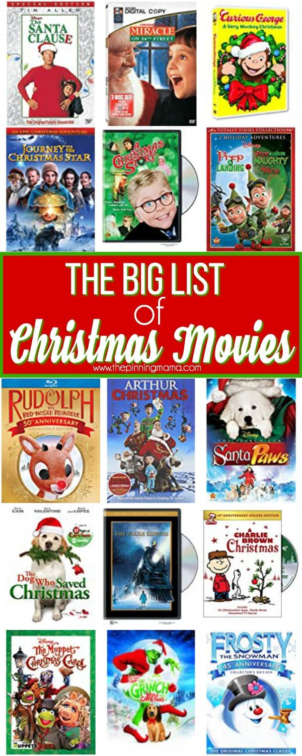 The Big List of Holiday Movies for the Family 