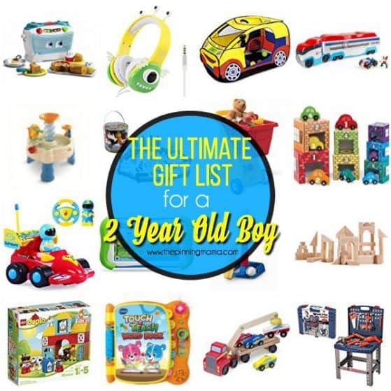 The Ultimate Gift List for your 2 year old boy