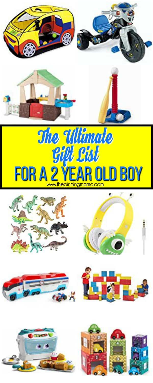 The Best Gift list for a 2 year old Boy!