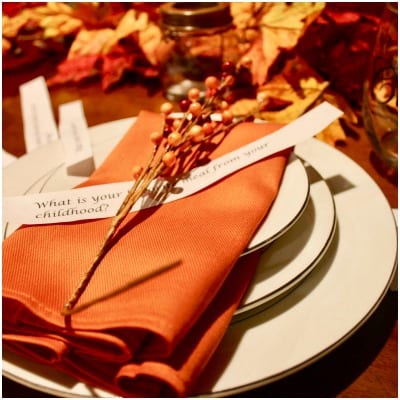 Thanksgiving table conversation starters