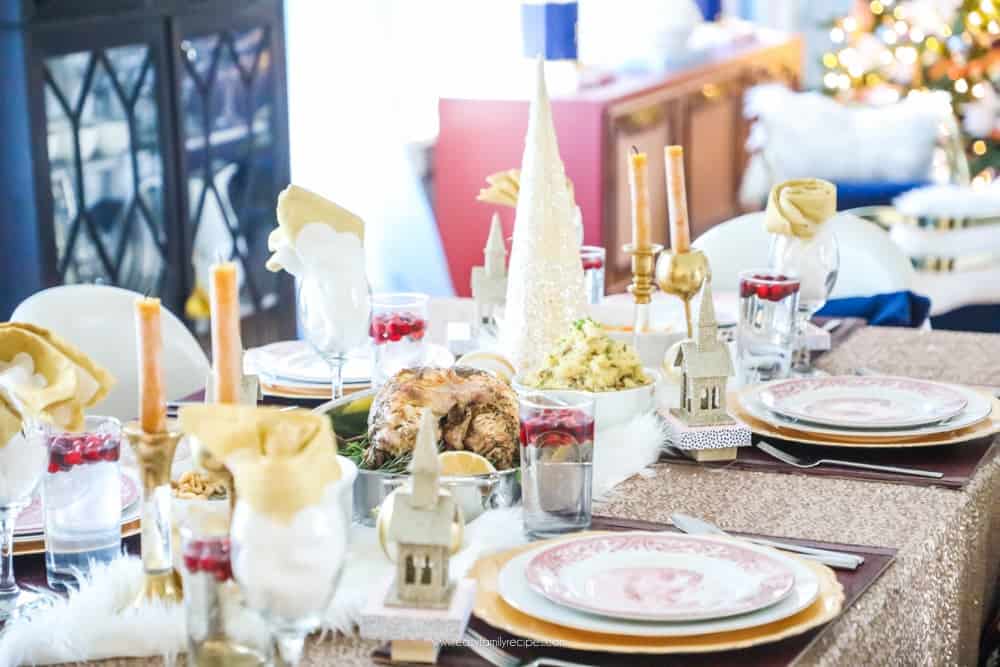 Christmas Table for Holiday Party
