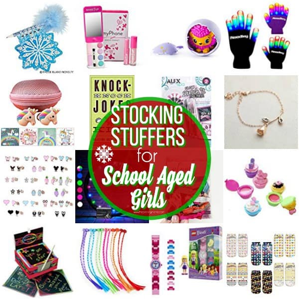 The Big List of Stocking Stuffers for School Aged Girls. 