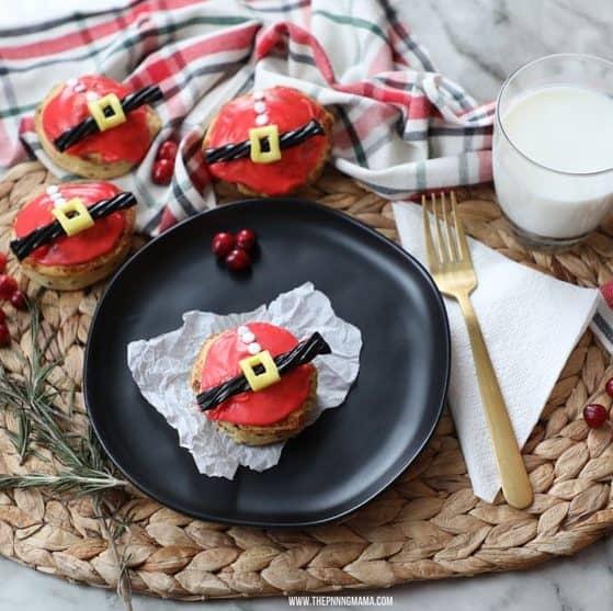 Easy Christmas Breakfast- Santa Claus Cinnamon Rolls