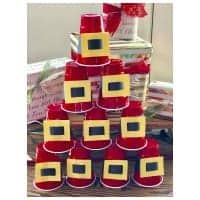 School Party ideas, Santa bowling