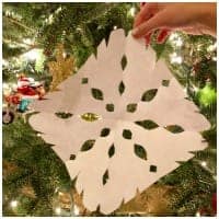 snowflake craft for school parties