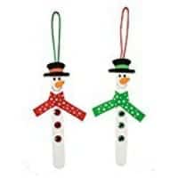 school party crafts, snowman ornaments