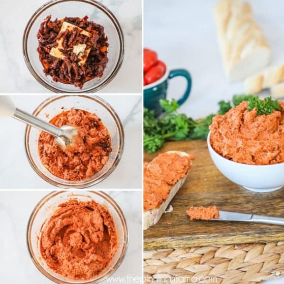 Sun Dried Tomato Spread Instructions